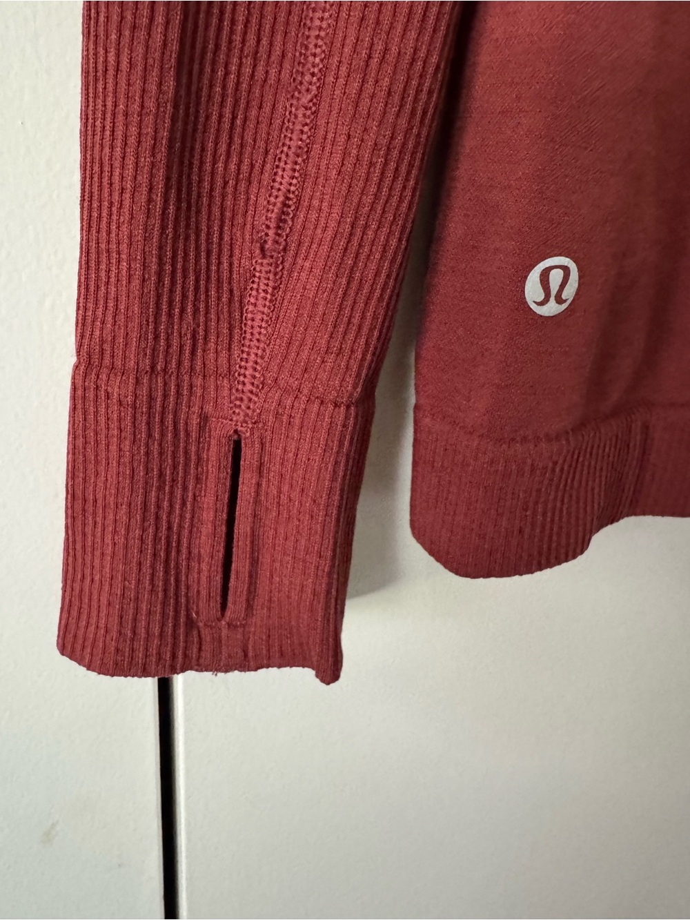 Lululemon Thumbhole Ribbed Sweater - Dusty Rose